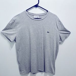Lacoste Mens Grey Tshirt XL. New without Tags